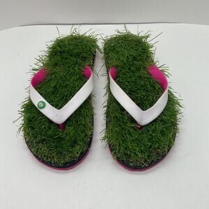 GFF Grass Flip Flops Sandals Thongs Slippers Turf Slippers Women’s Size 6.5